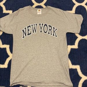 vintage grey new york shirt